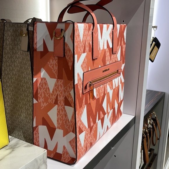 Michael Kors Kenly Large NS Tote Sherbert Multi - Picture 7 of 16